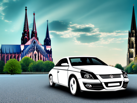 A car with a license plate marked with the letter "t"