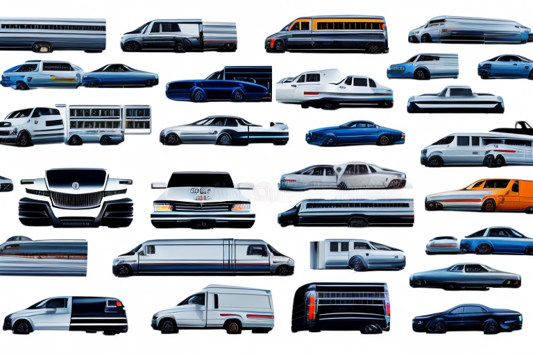 Various types of vehicles like cars
