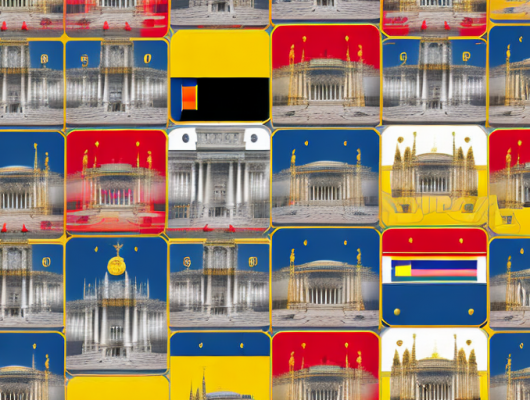 A variety of car license plates