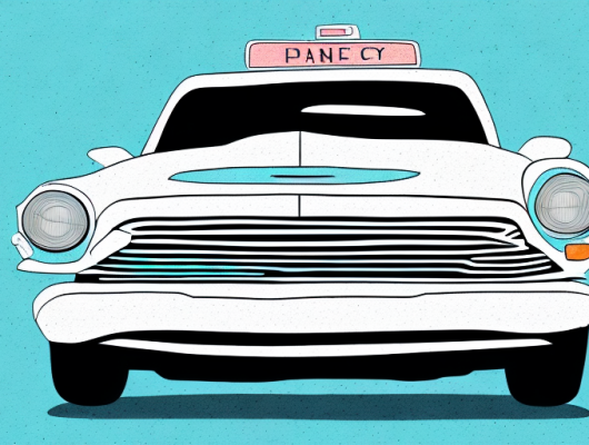 A car with an obviously out-of-place license plate