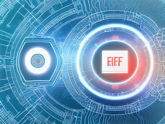 An rfid chip with radiating signals