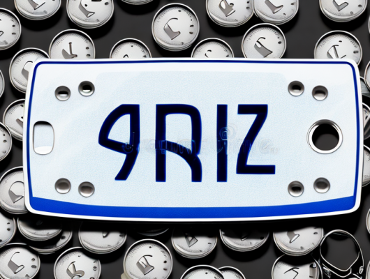 A german car license plate with a euro symbol