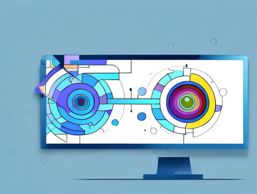 A computer screen showing an image editing software with a small picture on one side and the same picture enlarged on the other side