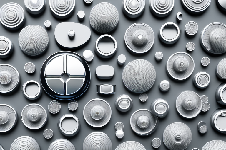 Various types of magnets adhered to different parts of a car