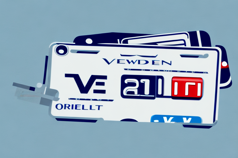 Two different car license plates