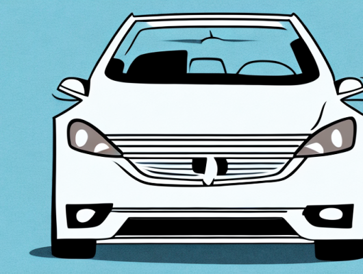 A car with various documents like registration papers and an id card on the hood