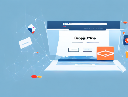 A computer with an open web page displaying a car and various online forms