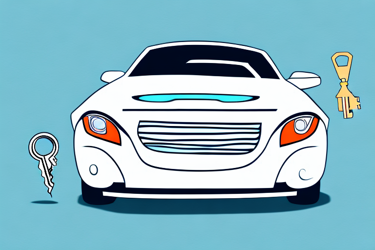 A car with open registration papers on the hood