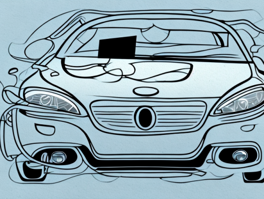 A car with an empty license plate