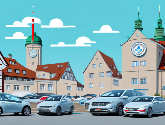 A car registration office (kfz-zulassungsstelle) in solingen