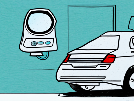 A car dealership with a variety of cars and a prominent 'sold' sign on one of the cars