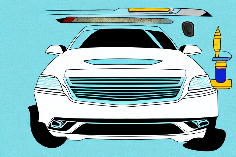 A car with its front windshield tinted