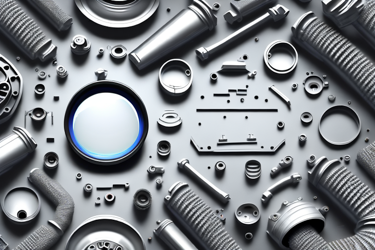 Various car parts such as engines