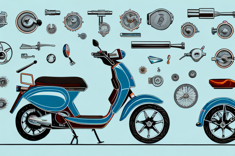 Various types of moped cylinders