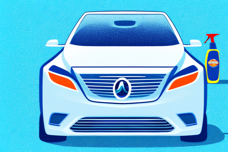 A clean and shiny car in a driveway