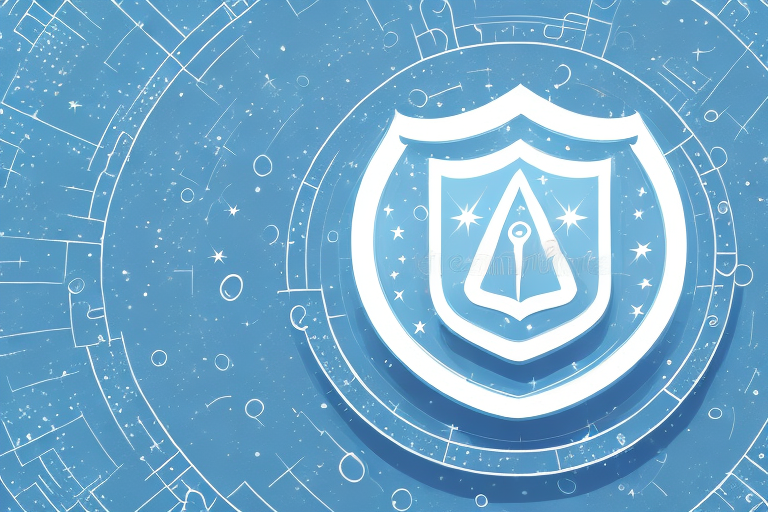 A sparkling clean wall with a protective shield symbol to represent the sealing