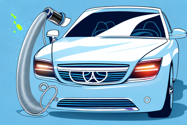 Various car detailing tools such as a polishing machine