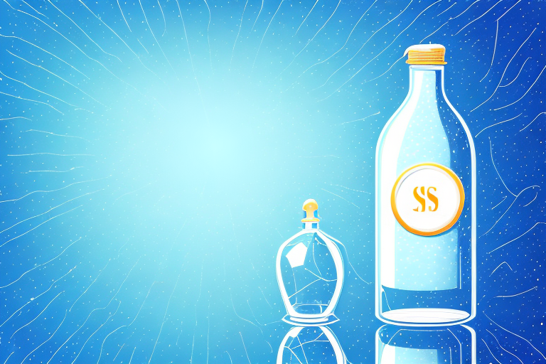 A sparkling clean glass surface reflecting light