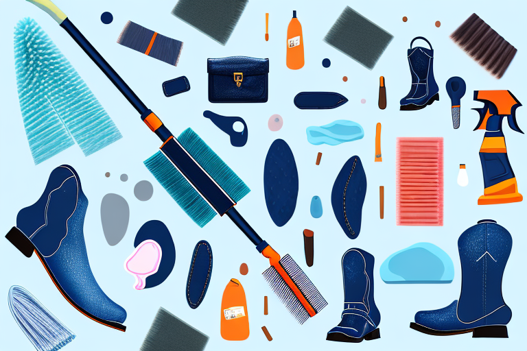 Various leather items like a sofa