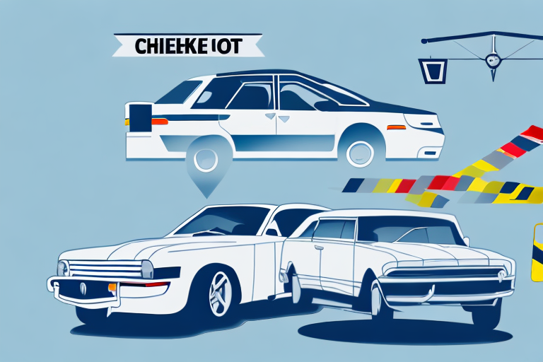 A car dealership with various types of cars