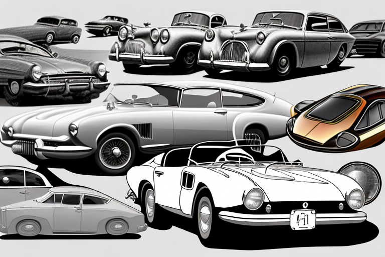 A variety of cars