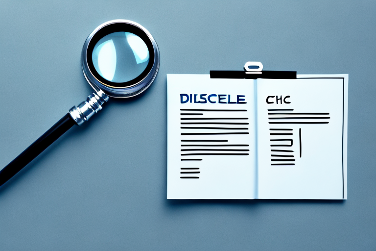 A used diesel car with a magnifying glass over it