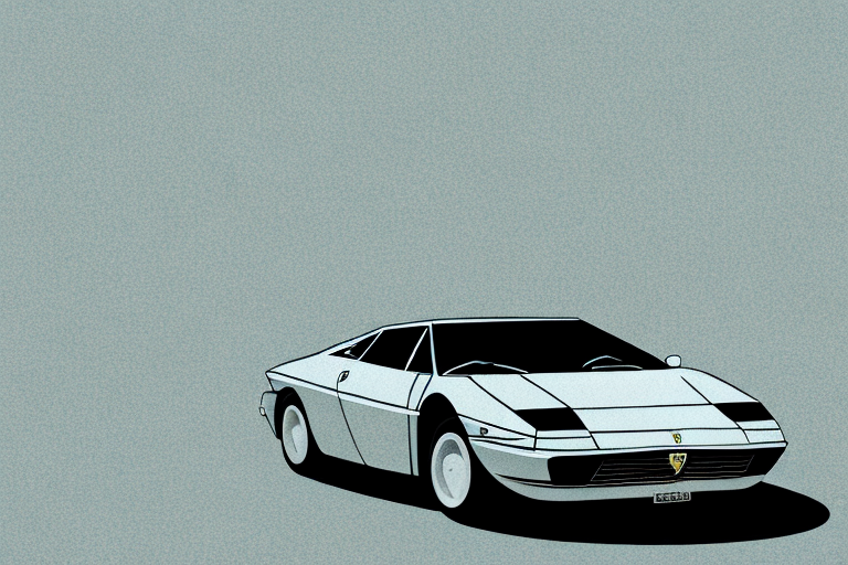 Several iconic italian cars like a ferrari