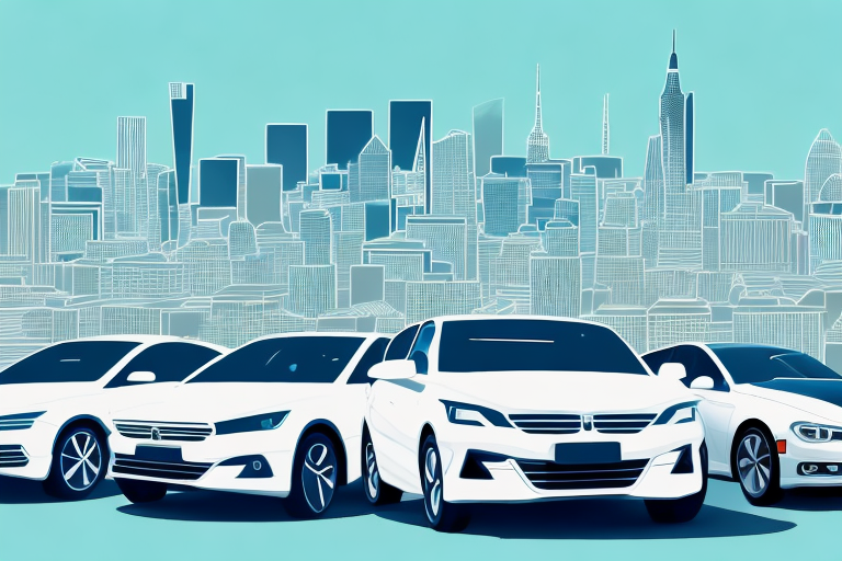 Several different types of used compact cars in excellent condition