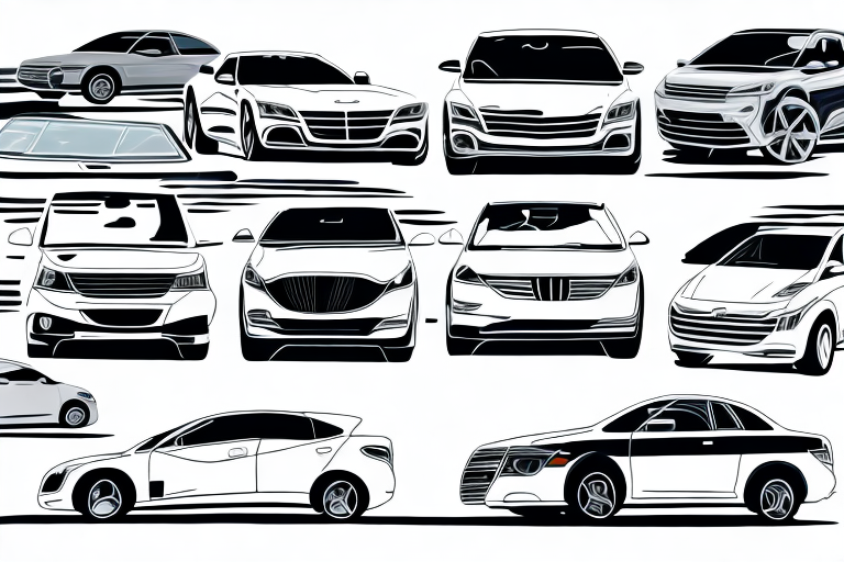 Several different types of used compact cars in excellent condition