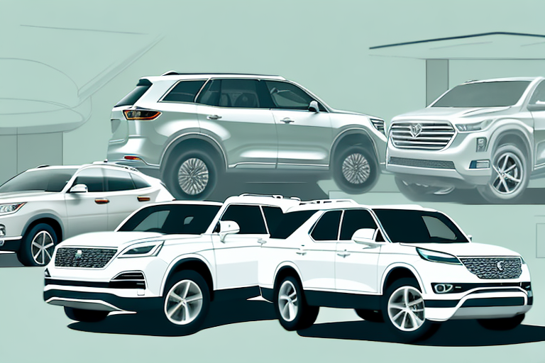 Several different types of suvs