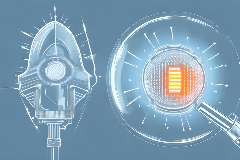 A car headlight with visible condensation inside