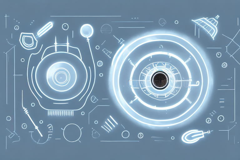 A foggy car headlight with a few tools nearby