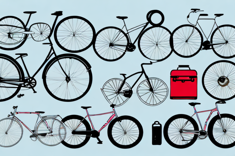 A bicycle rack attached to a car
