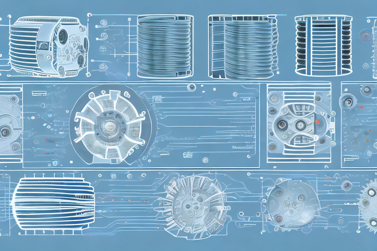 Various types of alternators (lichtmaschinen) being tested under different conditions
