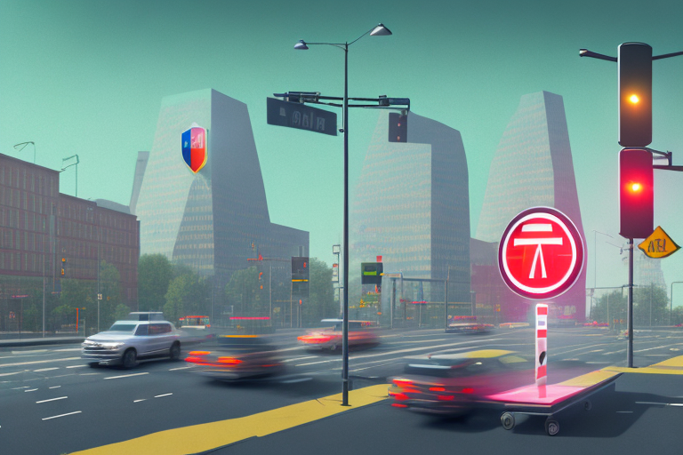 A traffic sign with a 2023 tag