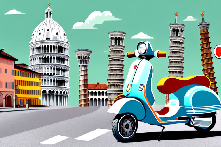 A typical italian street scene with various traffic signs