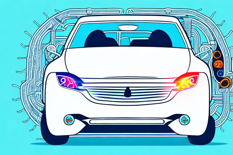 A car with a visible heating system