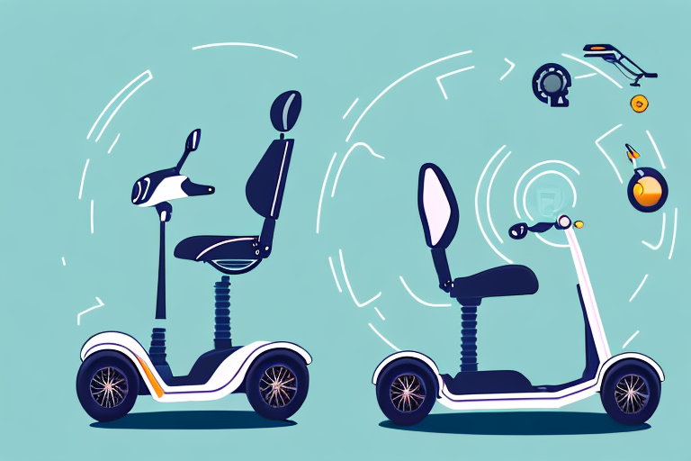Various types of vehicles like a motorized wheelchair