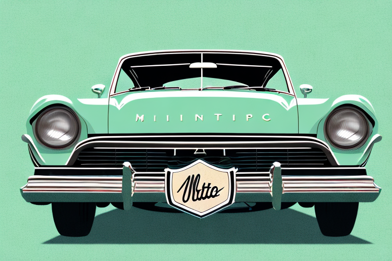 A vintage car in mint condition