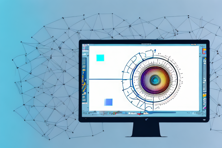 A computer screen displaying an image editing software with various tools highlighted