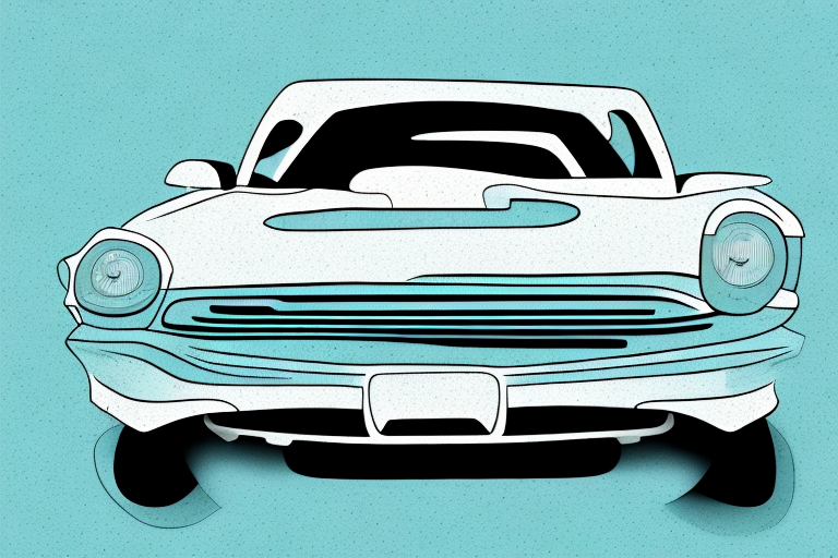 A car gradually fading or deteriorating over a timeline representing years