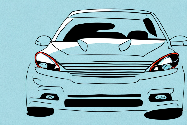 A car with a five-year timeline showing the car's depreciation in value