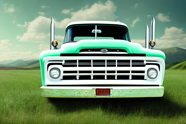 A vintage truck in mint condition