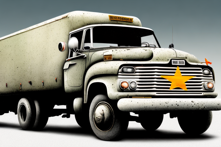 A vintage ddr (deutsche demokratische republik) truck in good condition