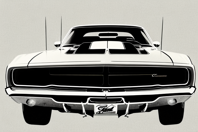 Several classic muscle cars