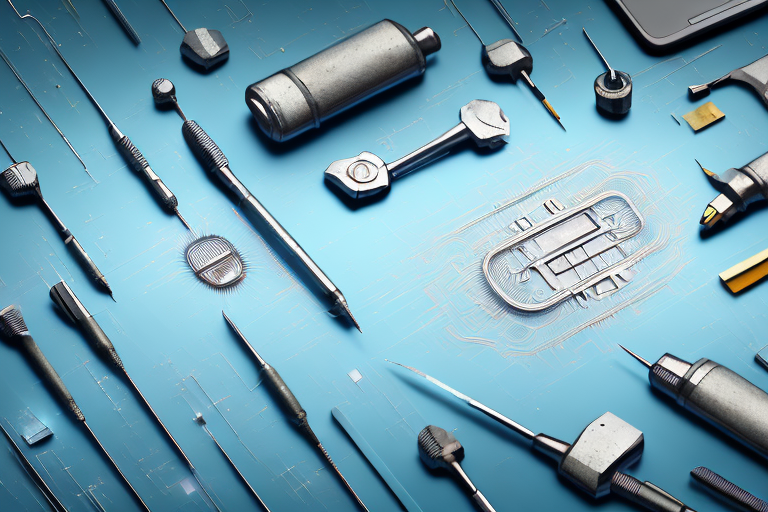 A broken electronic device