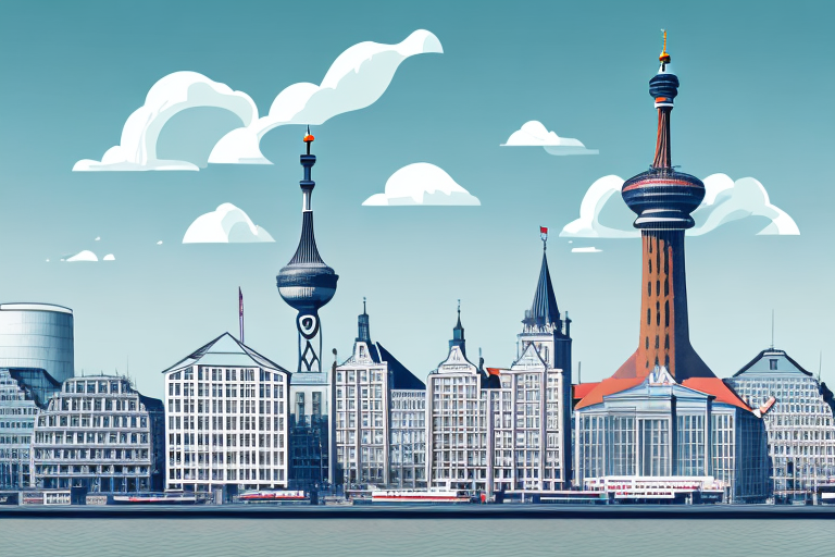Iconic landmarks in düsseldorf