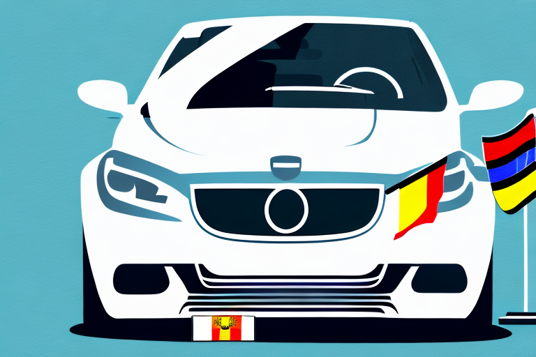 A car with german license plates