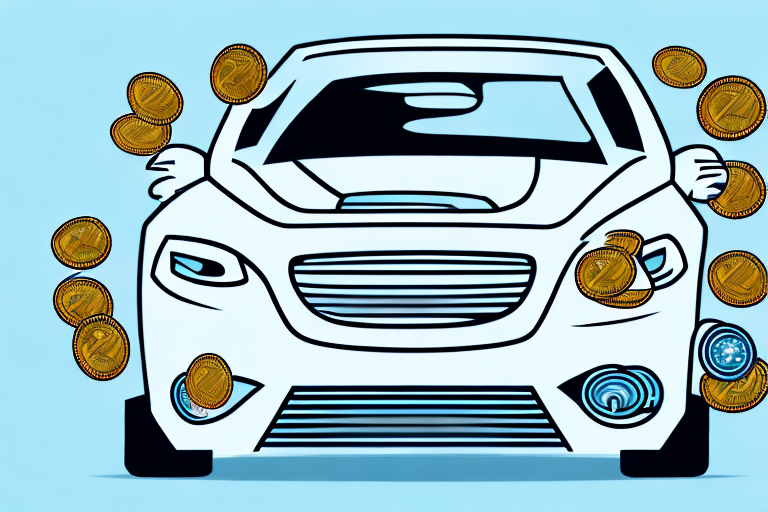 A car with a price tag