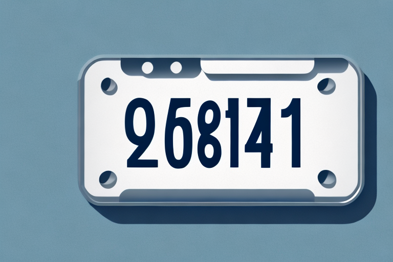 A german license plate with a calendar showing a four-week period in the background